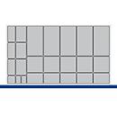 Caixas de peças pequenas, para armários/ gavetas Verso B 1050 mm, 24 peças