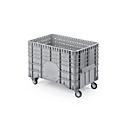Caixas de transporte e empilhamento 300 L, móvel
