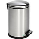 Caixote do lixo com pedal Soft Close, 20 litros em aço inoxidável