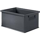 Caja apilable 14/6-3, 7 l, gris hierro, 20 unidades