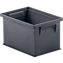 Caja apilable 14/6-4, 3,6 l, gris hierro, 40 unidades