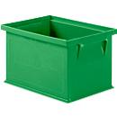 Caja apilable 14/6-4, 40 unidades, plástico, 2,5 l, verde 