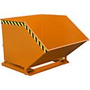 Caja basculante para virutas SKK 1000, naranja