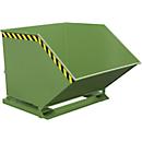 Caja basculante para virutas SKK 1000, verde