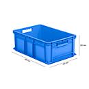 Caja de tamaño EURO EF 6220, 43,5 l, azul