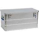 Caja de transporte Alutec CLASSIC 93, aluminio, 93 l, L 775 x An 385 x Al 375 mm, cerraduras de cilindro