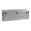 Caja de transporte Alutec COMFORT 153, aluminio, 153 l, L 1182 x A 385 x H 398 mm, tapa robusta