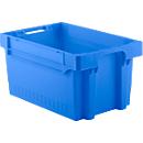 Caja europea EFB 643, L 600 x W 400 x H 300 mm, 54L, azul