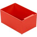 Caja insertable EK 753, rojo, PP, 10 unidades