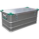 Caja mediana, metal ligero, con esquinas apilables, 81 l