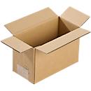Cajas de embalaje de cartón ondulado, ancho 92 x fondo 192 x alto 120 mm, rectangulares