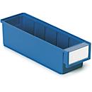 Cajón de almacenamiento TRESTON 3010, ancho 92 x fondo 300 x alto 82 mm, 1,3 l, azul