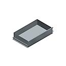 Cajones, para anchura de tablón 995 mm, Al 206 mm, P 600 mm, plateado claro