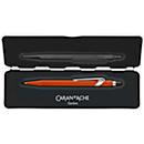 Caran d'Ache ballpoint pen 849 COLORMAT-X, with slimpack, metal clip, push action, orange