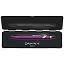 Caran d'Ache ballpoint pen 849 COLORMAT-X, with slimpack, metal clip, push action, purple
