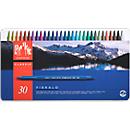Caran d’Ache Feutres Fibralo, largeur de trait 1, couleur assortie, dans une boîte en métal, 30 pcs. par boîte