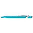 Caran d'Ache Kugelschreiber 849 COLORMAT-X, Metallclip, Druckmechanik, türkisblau