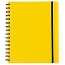 Carnet de notes Easy, A5, KolmaFlex, 100 feuilles, 5 mm, quadrillé, jaune