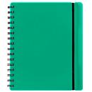 Carnet de notes Easy, A5, KolmaFlex, 100 feuilles, 5 mm, quadrillé, vert