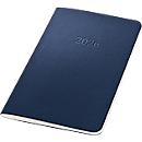 Carnet mensuel Sigel Conceptum 2026, A6, 64 pages, 1 mois/2 pages, calendrier multilingue pour 2026, poche intérieure, papier PEFC, bleu foncé