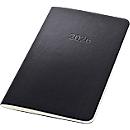 Carnet mensuel Sigel Conceptum 2026, A6, 64 pages, 1 mois/2 pages, calendrier multilingue pour 2026, poche intérieure, papier PEFC, noir