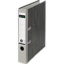 Carpeta LEITZ® 1050, DIN A4, ancho de lomo 52 mm, agujero de agarre, etiqueta de lomo encolada, cartón duro, 1 unidad, gris