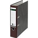 Carpeta LEITZ® 1080, DIN A4, ancho de lomo 80 mm, agujero de agarre, etiqueta de lomo pegada, cartón duro, 1 unidad, marrón