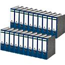 Carpeta LEITZ® 1080, DIN A4, ancho de lomo 80 mm, agujero de agarre, etiqueta de lomo pegada, cartón duro, 20 unidades, azul