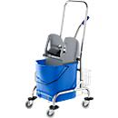 Carrinho simples com armação cromada