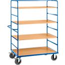 Carro con estantes, 4 estantes, L 1000 x A 640 mm