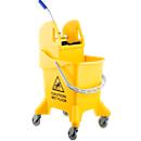 Carro de limpeza, 37 litros, perfeito para vários setores
