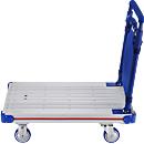 Carro de plataforma de aluminio, plegable, capacidad de carga 150 kg, peso 8,5 kg