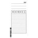 Carte de pointage BÜRK, codée, pour système de saisie horaire K875/ K895