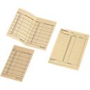 Carte de pointage BÜRK, carte salaire hebdomadaire, pour appareil de saisie horaire ZS3200/ ZS5200