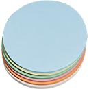 Cartes de modération - carton - rond - Ø 195 mm - coloris assortis - 250 p.