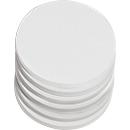 Cartes de modération - carton - rond - Ø 95 mm - blanc - 250 p.