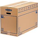Carton de déménagement SmoothMove Standard, 2 couches de carton ondulé, champ d'inscription, 440 x 330 x 70 mm, 100 L, 10 pièces