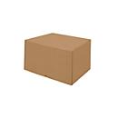 Cartons à couvercle cloche, renforcé, 1 cannelure, 330 x 250 x 100-180 mm, 25 p.