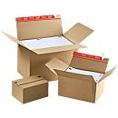 Cartons à fond automatique ColomPac, hauteur ajustable, format A4