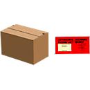 Cartons d'expédition, fond automatique, refermables, jusqu'à 20 kg, L 270 x l 140 x H 130 mm, 50 pièces + 250 pochettes pour bon de livraison, DIN long, PCR-polyéthylène