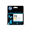 Cartouche d'encre originale HP 711, pack individuel, jaune