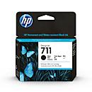 Cartouche d'encre originale HP 711, pack individuel, noir