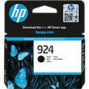 Cartouche d'encre originale HP 924 (4K0U6NE), jusqu'à 500 pages, pack individuel, noir