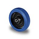 CASCOO inbouwwiel R4F1, met wiel ø 160 mm x B 46 mm, polyamide velg, elastisch loopvlak, blauw, rollager, tot 300 kg