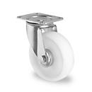CASCOO zwenkwiel N0N0, met wiel ø 200 mm x B 50 mm, polyamide velg, polyamide loopvlak, naturel/wit, rollager, tot 300 kg