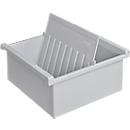 Casier à fiches HAN, plastique, A7 paysage, gris