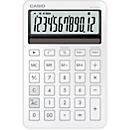 Casio MS-200DQ bureaucalculator, 12-cijferig, LC-display, belastingberekening, winstberekening, batterij/solobedrijf, B 101 x H 154,5 mm, wit
