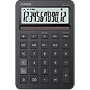 Casio MS-200DQ bureaucalculator, 12-cijferig, LC-display, belastingberekening, winstberekening, batterij/solobedrijf, B 101 x H 154,5 mm, zwart