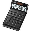 Casio tafelrekenmachine JW-200 SC, 12-cijferig BIG LC-display, werkt op zonne-energie/batterijen, zwart