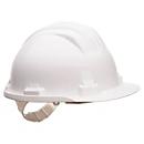 Casque de sécurité de travail Portwest PS61, non ventilé, avec visière, gouttière, calotte réglable, PEHD, blanc